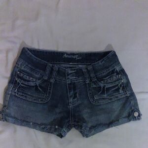 Amethyst Jeans Women's Jean Shorts - Dark Wash